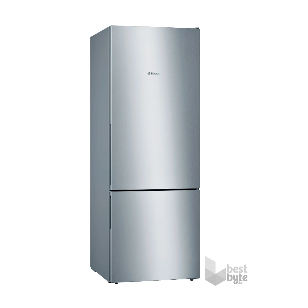 Bosch KGV58VLEAS ezüst, alulfagyasztós, Hűtő:376L, Fagyasztó:124L, Low frost hűtőszekrény (Újszerű)
