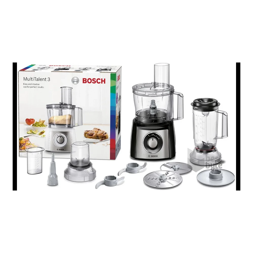 Bosch MCM3501M 800W, 2,3L, fekete kompakt konyhai robotgép