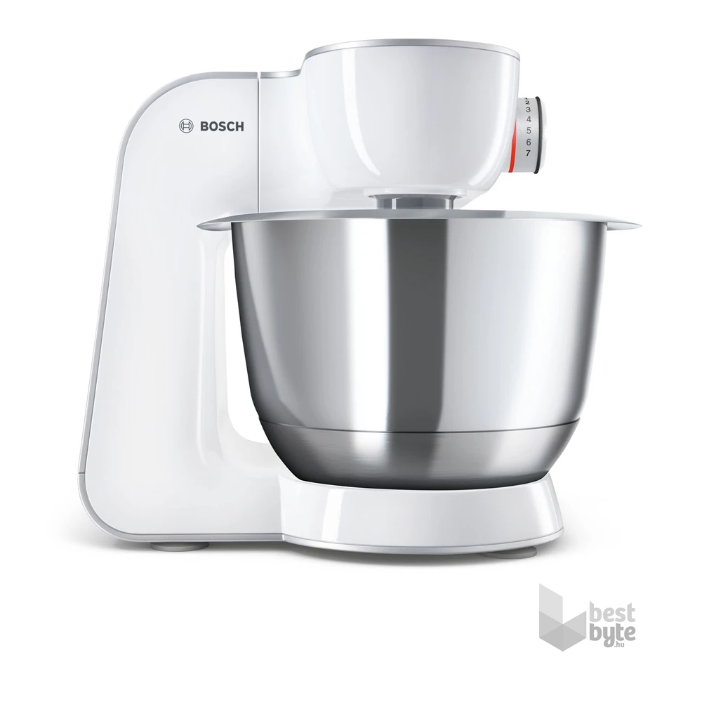 Bosch MUM58231 1000W, 3,9L, fehér-ezüst konyhai robotgép (Újszerű)