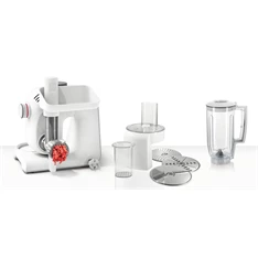 Bosch MUM58231 1000W, 3,9L, fehér-ezüst konyhai robotgép (Újszerű)