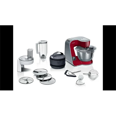 Bosch MUM5X720 1000W, 3,9L, vörös konyhai robotgép (Újszerű)