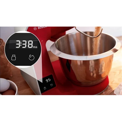 Bosch MUM5X720 1000W, 3,9L, vörös konyhai robotgép (Újszerű)