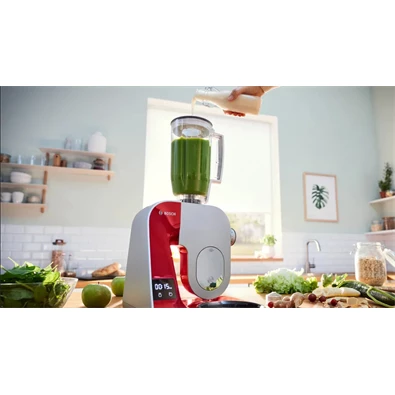 Bosch MUM5X720 1000W, 3,9L, vörös konyhai robotgép (Újszerű)