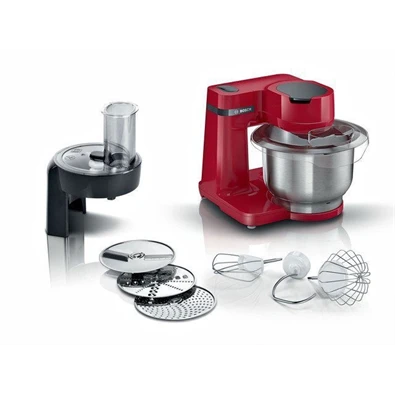 Bosch MUMS2ER01 700W, 3,8L, vörös konyhai robotgép