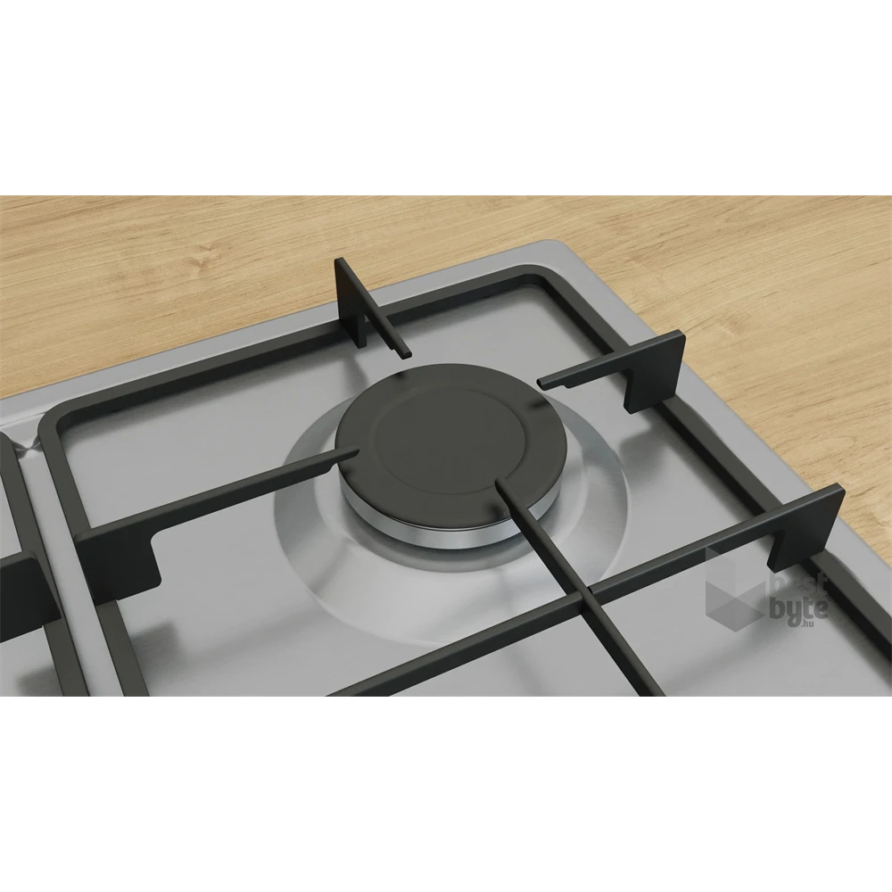 Bosch PGP6B5K60 inox, beépíthető, gáz, főzőzóna:4, beépíthető méret: 58,2cm, főzőlap