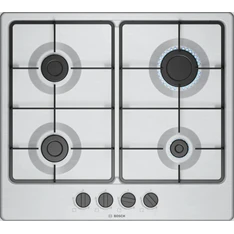 Bosch PGP6B5K60 inox, beépíthető, gáz, főzőzóna:4, beépíthető méret: 58,2cm, főzőlap