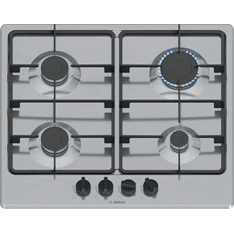 Bosch PGP6B5K60 inox, beépíthető, gáz, főzőzóna:4, beépíthető méret: 58,2cm, főzőlap Bosch PGP6B5K60 inox, beépíthető, gáz, főzőzóna:4, beépíthető méret: 58,2cm, főzőlap