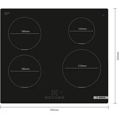 Bosch PUE611BB5E indukciós üvegkerámiás főzőlap