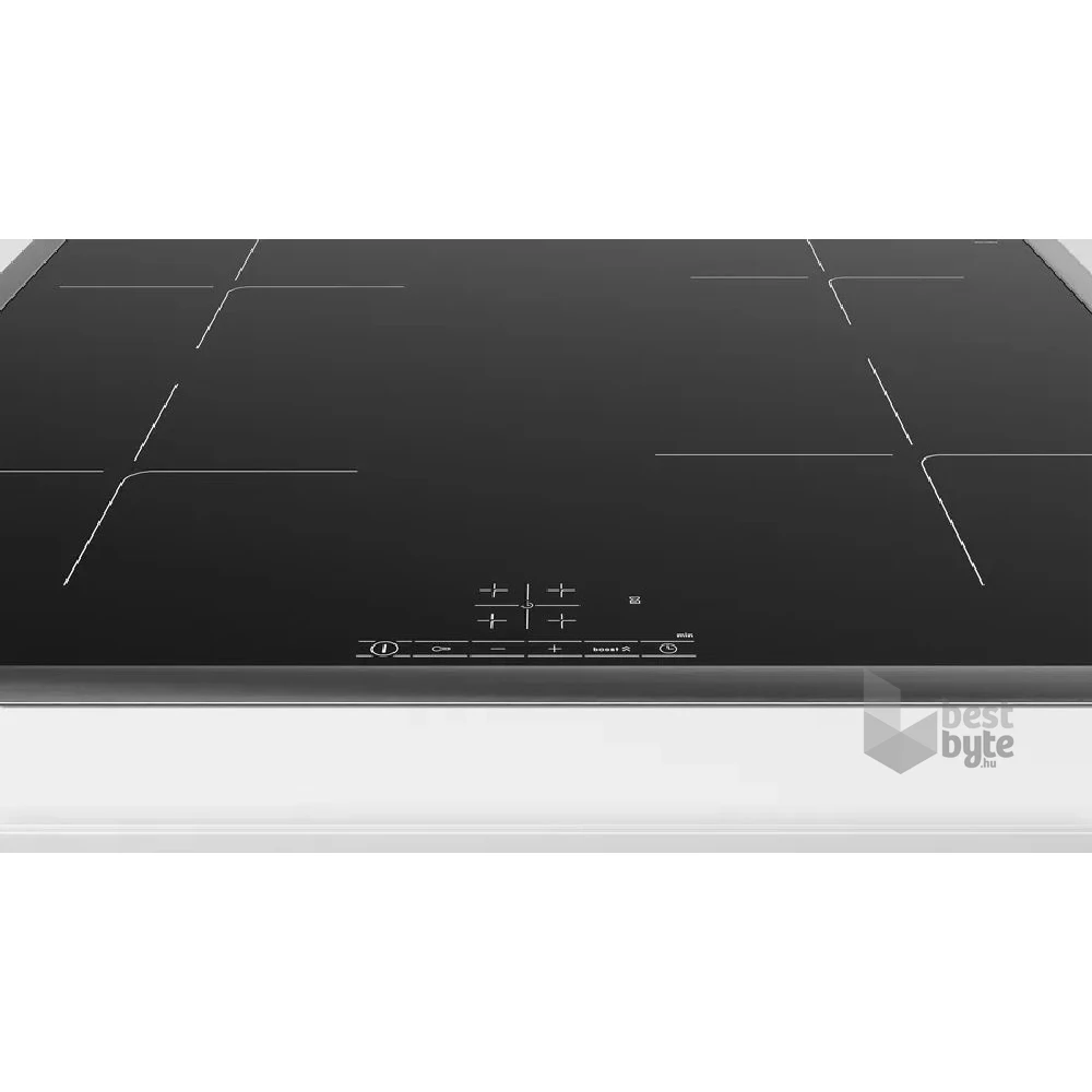 Bosch PUE64KBB5E fekete, beépíthető, indukciós, főzőzóna: 4, beépíthető méret: 56cm, főzőlap