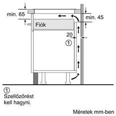 Bosch PUE64KBB5E fekete, beépíthető, indukciós, főzőzóna: 4, beépíthető méret: 56cm, főzőlap