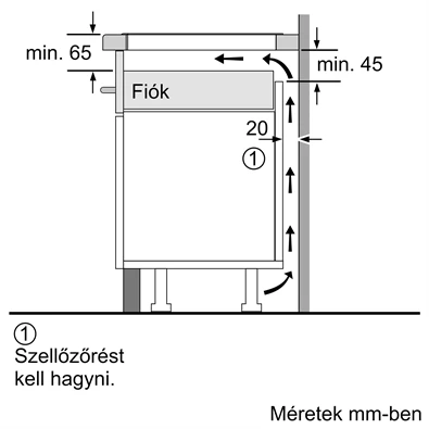 Bosch PUE64KBB5E fekete, beépíthető, indukciós, főzőzóna: 4, beépíthető méret: 56cm, főzőlap