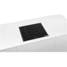 Bosch PUE64KBB5E fekete, beépíthető, indukciós, főzőzóna: 4, beépíthető méret: 56cm, főzőlap