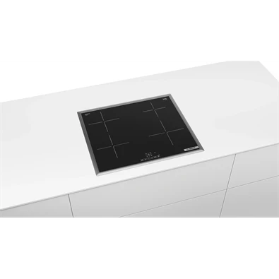 Bosch PUE64KBB5E fekete, beépíthető, indukciós, főzőzóna: 4, beépíthető méret: 56cm, főzőlap