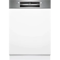 Bosch SMI4HTS14E ezüst, programok száma:6, beépíthető, 13 terítékes mosogatógép