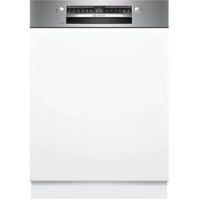 Bosch SMI4HTS14E ezüst, programok száma:6, beépíthető, 13 terítékes mosogatógép