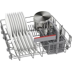 Bosch SMI4HTS14E ezüst, programok száma:6, beépíthető, 13 terítékes mosogatógép