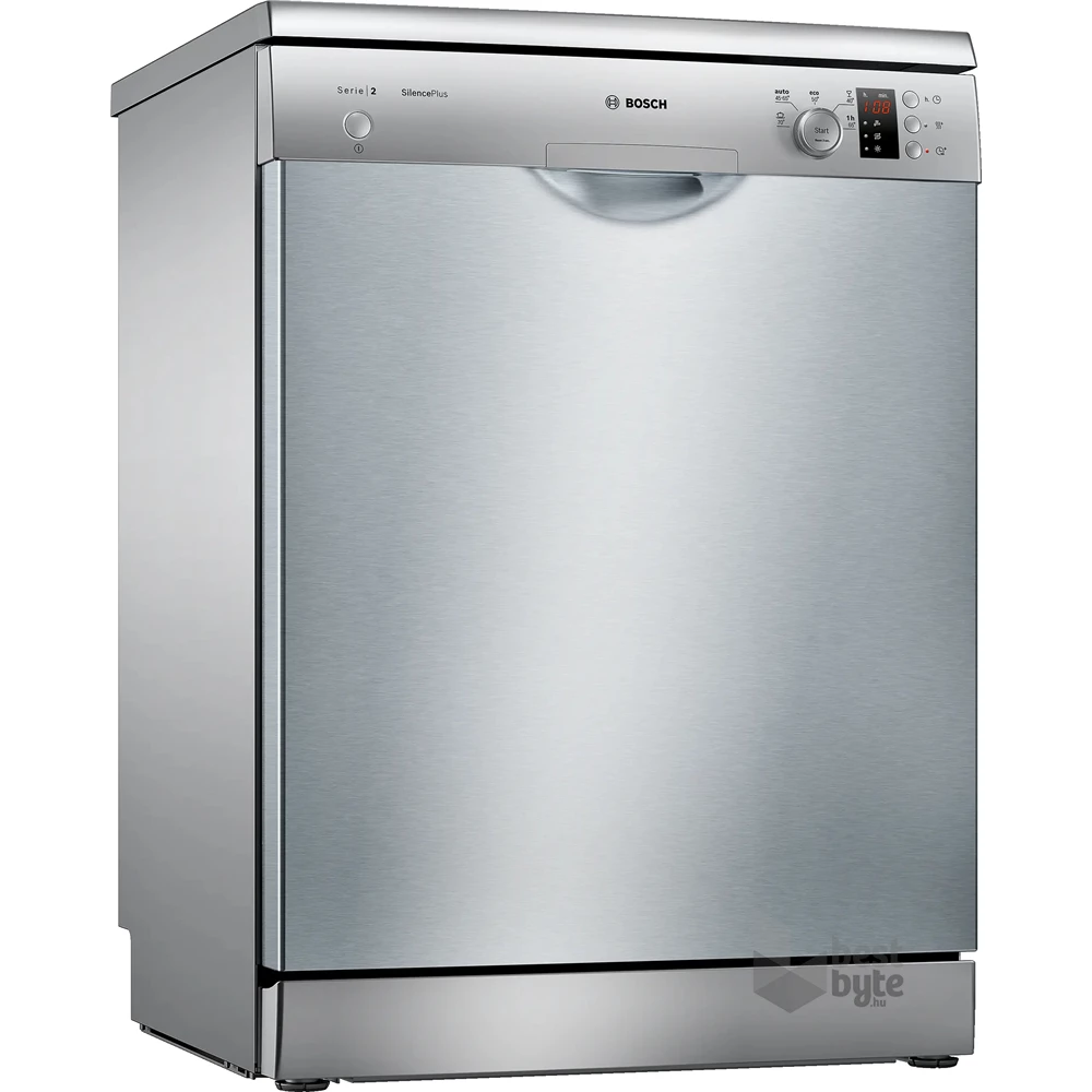 Bosch SMS25AI07E inox, programok száma: 5, szabadonálló, 12 terítékes mosogatógép 
