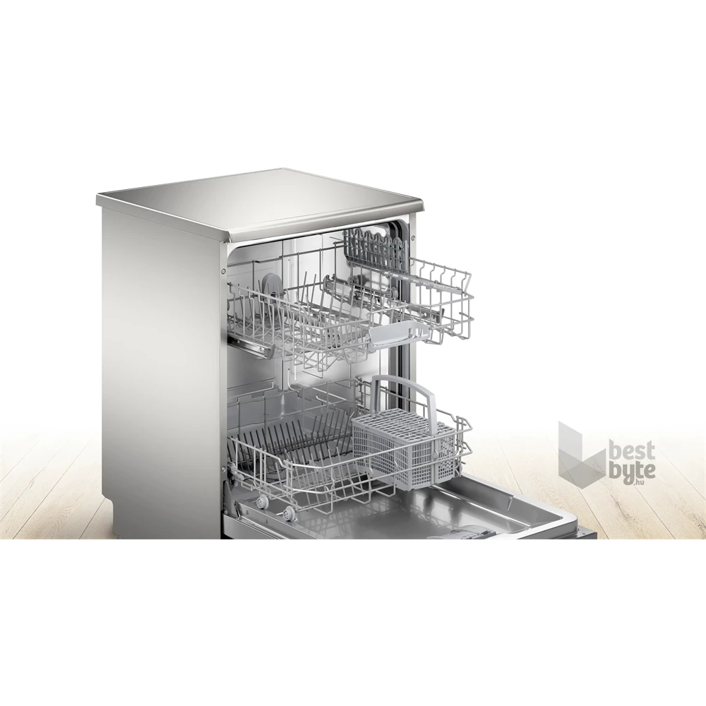 Bosch SMS25AI07E inox, programok száma: 5, szabadonálló, 12 terítékes mosogatógép 