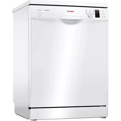 Bosch SMS25AW05E fehér, programok száma: 5, szabadonálló, 12 terítékes mosogatógép (Újszerű)