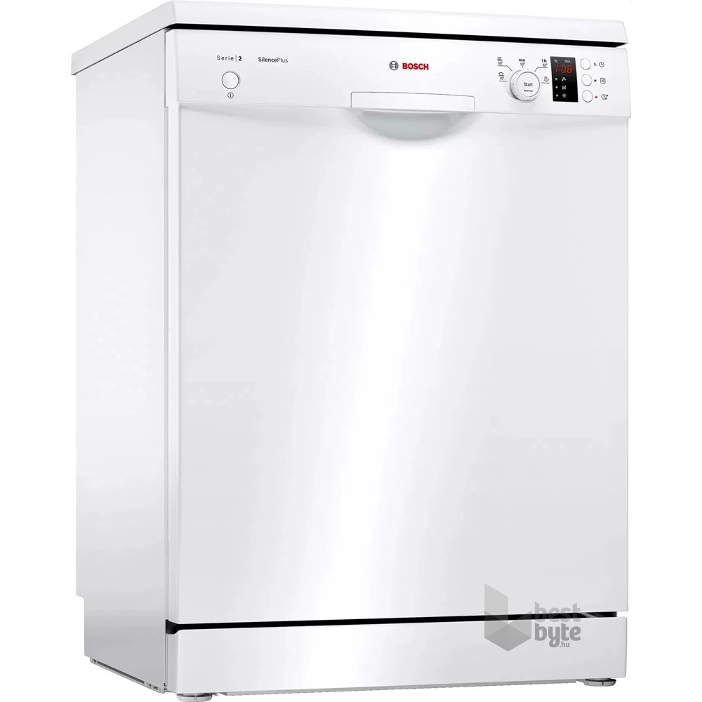 Bosch SMS25AW05E fehér, programok száma: 5, szabadonálló, 12 terítékes mosogatógép 