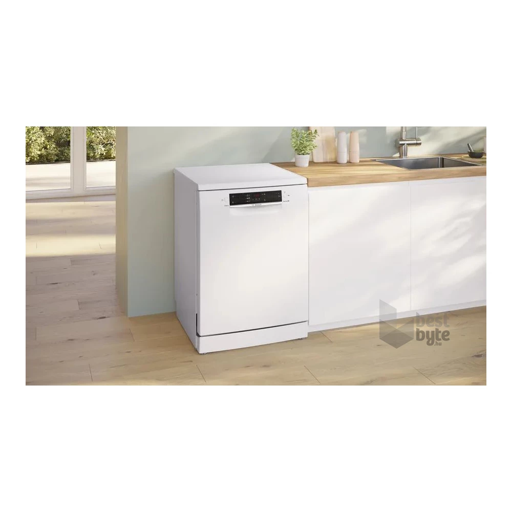 Bosch SMS25AW10F fehér, szabadonálló, programok száma:5, 12 terítékes mosogatógép