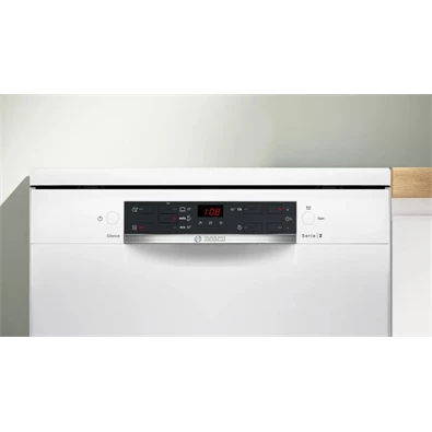 Bosch SMS25AW10F fehér, szabadonálló, programok száma:5, 12 terítékes mosogatógép