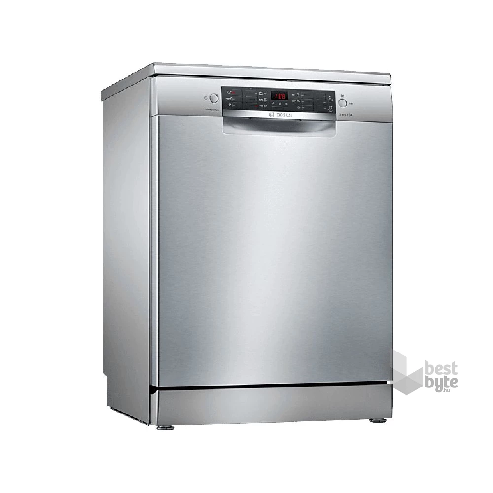 Bosch SMS46KI01E inox, programok száma: 6, szabadonálló, 13 terítékes mosogatógép 