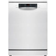 Bosch SMS46KW02E fehér, programok száma: 5, szabadonálló, 13 terítékes mosogatógép