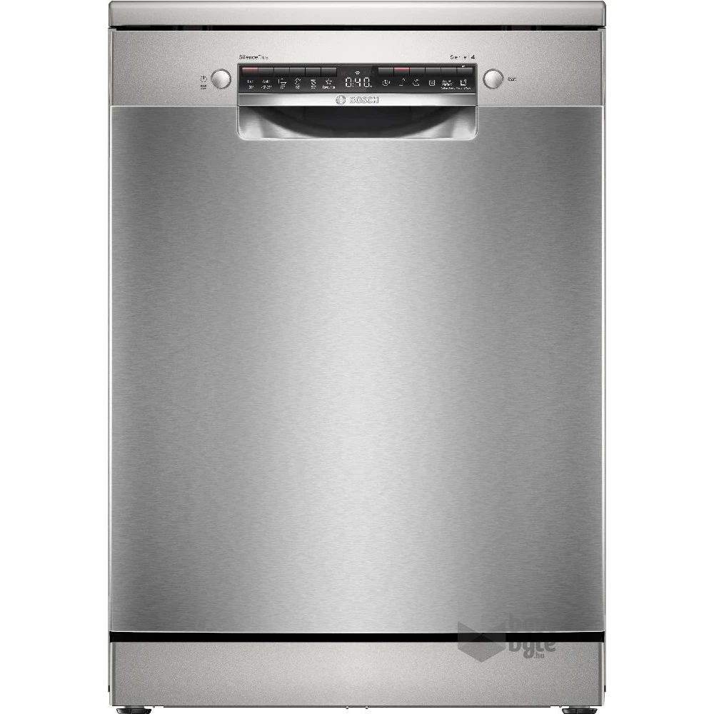 Bosch SMS4EVI00E inox, programok száma: 6, szabadonálló, 14 terítékes mosogatógép 