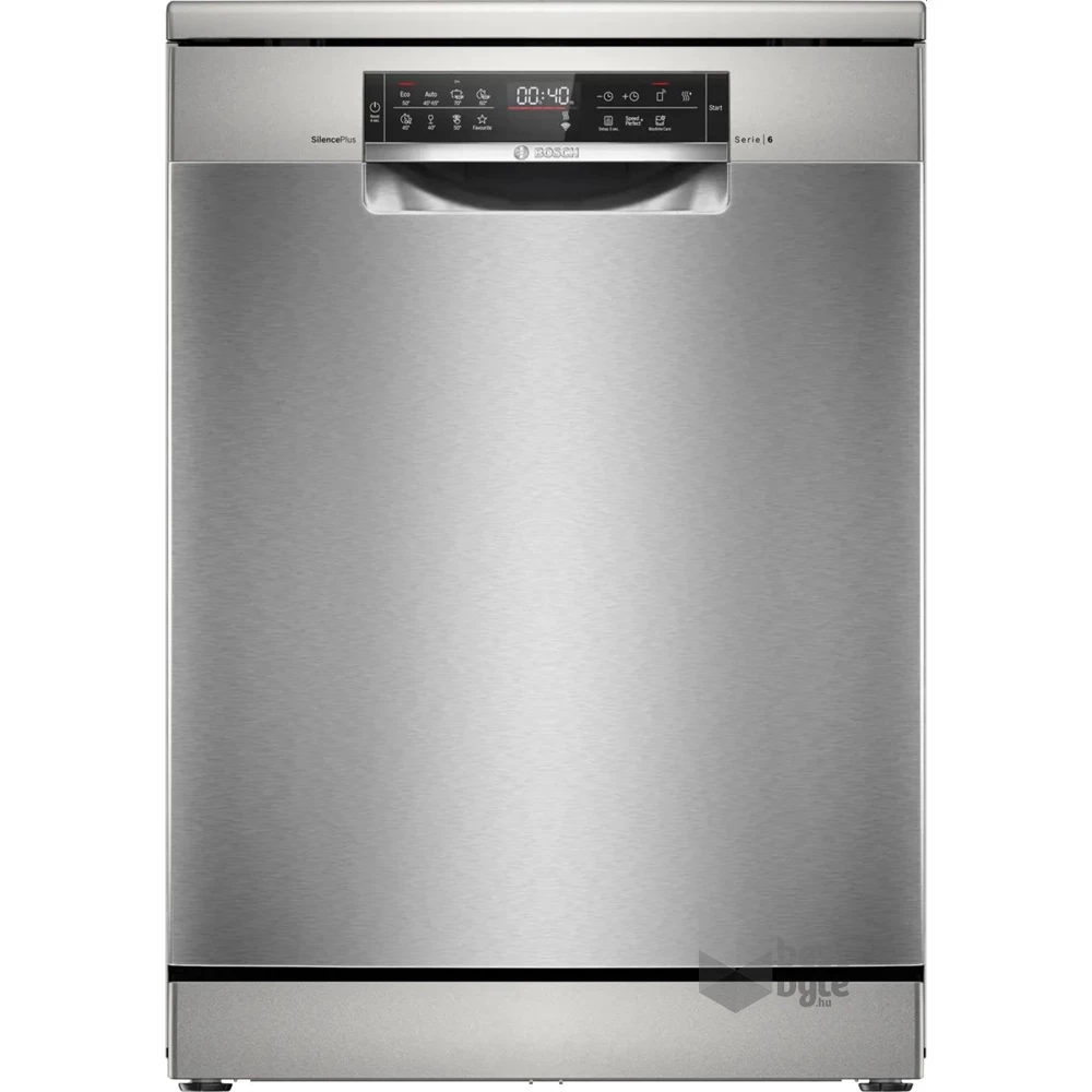Bosch SMS6ECI12E inox, szabadonálló, programok száma:8, 14 terítékes mosogatógép