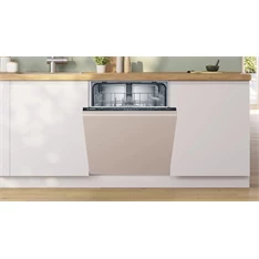 Bosch SMV25EX00E fehér, programok száma: 5, beépíthető, 13 terítékes mosogatógép 