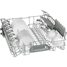 Bosch SMV25EX00E fehér, programok száma: 5, beépíthető, 13 terítékes mosogatógép 