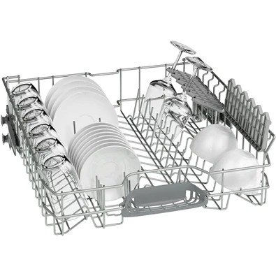 Bosch SMV25EX00E fehér, programok száma: 5, beépíthető, 13 terítékes mosogatógép 
