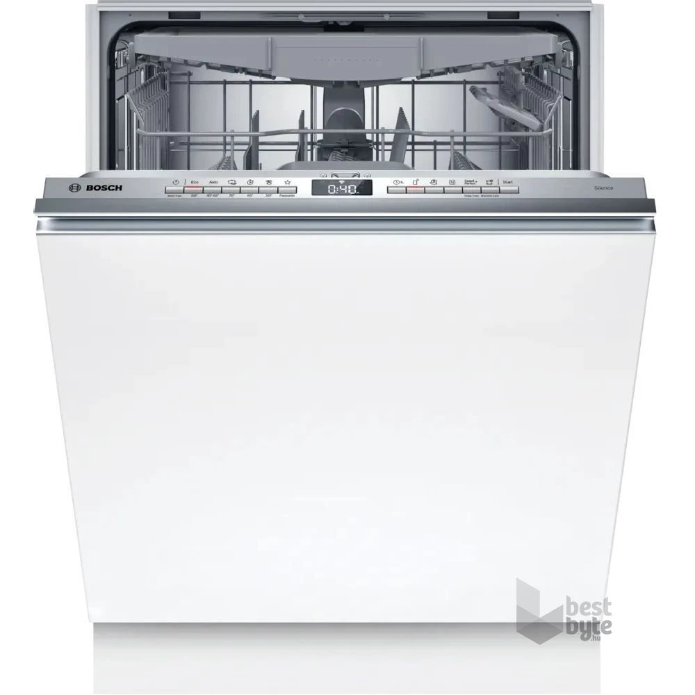 Bosch SMV4EVX04E programok száma: 6, beépíthető, 13 terítékes mosogatógép 