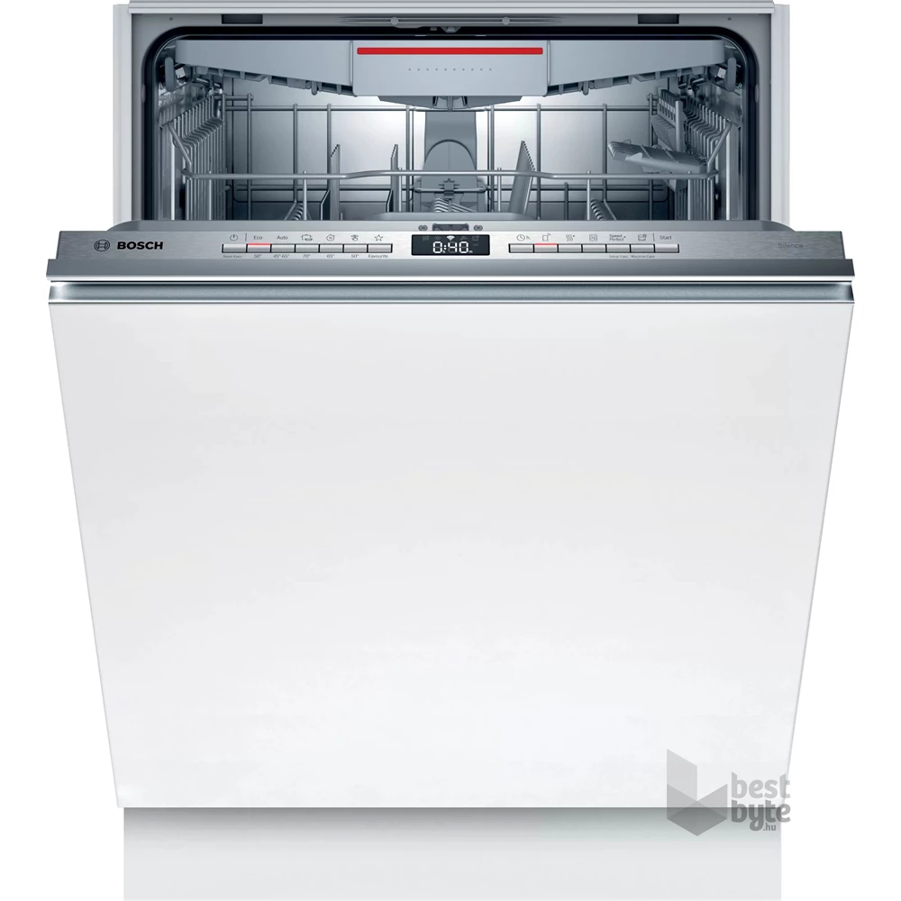 Bosch SMV4HVX33E programok száma: 13, beépíthető, 13 terítékes mosogatógép 