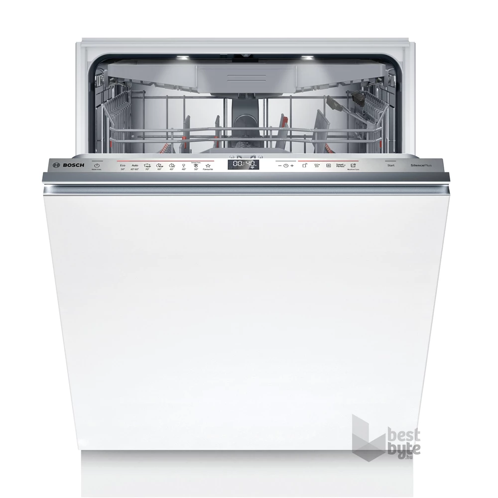Bosch SMV6ECX10E programok száma: 8, beépíthető, 14 terítékes mosogatógép 
