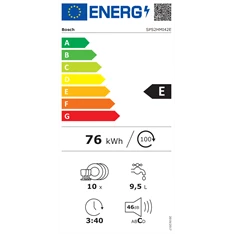 Bosch SPS2HMI42E keskeny 10 terítékes inox mosogatógép