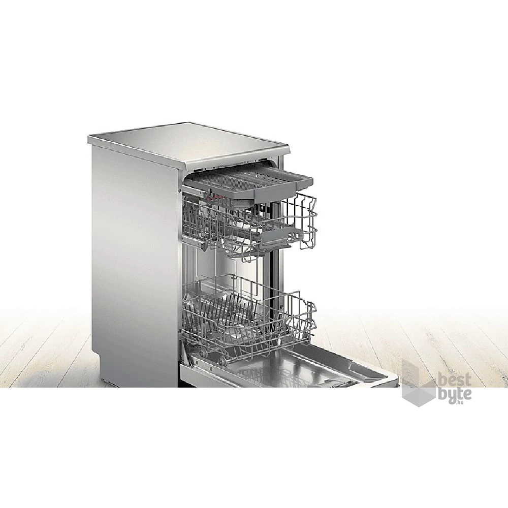 Bosch SPS2HMI58E inox, programok száma: 6, keskeny szabadonálló, 10 terítékes mosogatógép 