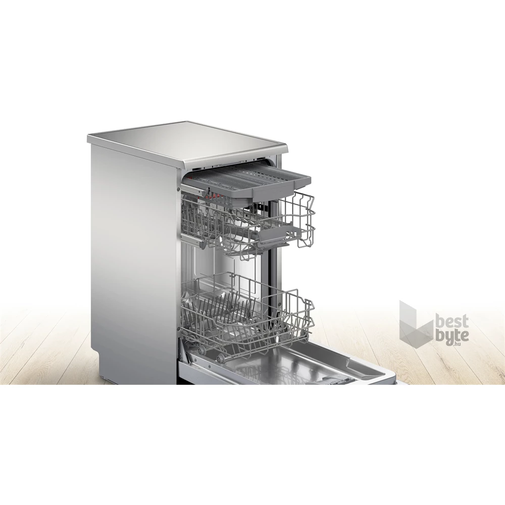 Bosch SPS2HMI58E inox, programok száma: 6, keskeny szabadonálló, 10 terítékes mosogatógép 