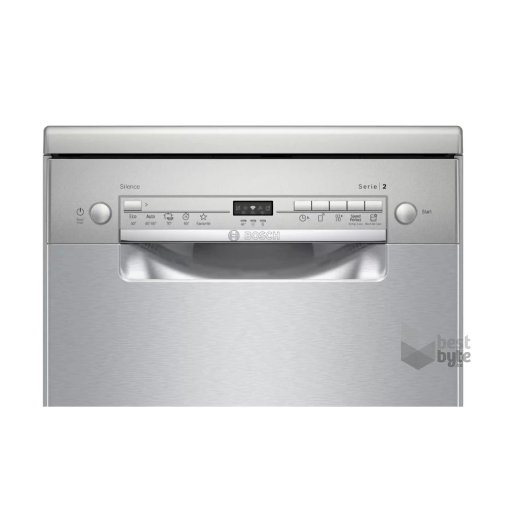 Bosch SPS2IKI04E inox, programok száma: 5, keskeny szabadonálló, 9 terítékes mosogatógép 