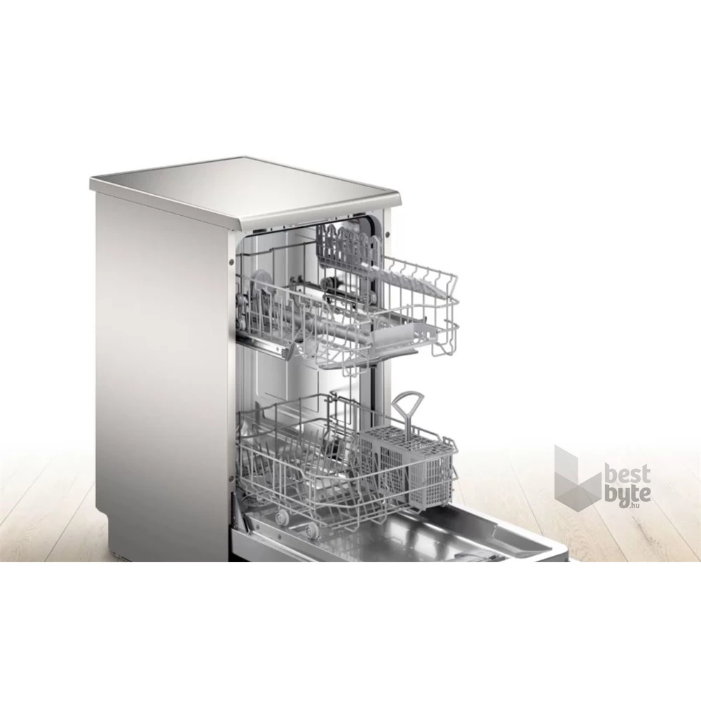 Bosch SPS2IKI04E inox, programok száma: 5, keskeny szabadonálló, 9 terítékes mosogatógép 