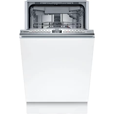 Bosch SPV4EMX17E ezüst, programok száma:6, beépíthető, 10 terítékes mosógatógép