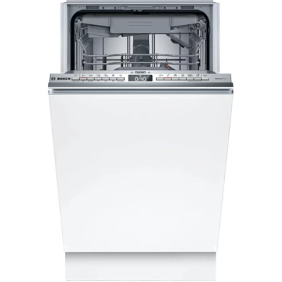 Bosch SPV4EMX17E ezüst, programok száma:6, beépíthető, 10 terítékes mosógatógép
