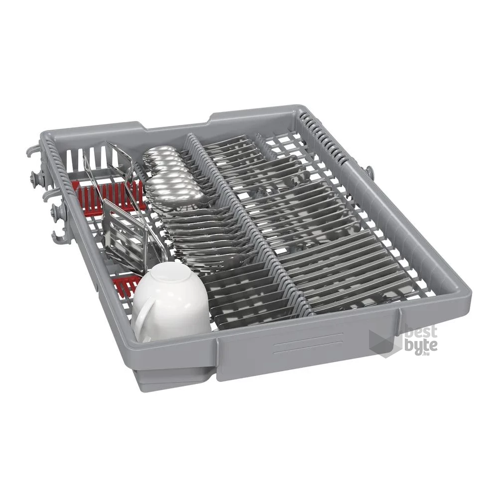 Bosch SPV4EMX17E ezüst, programok száma:6, beépíthető, 10 terítékes mosógatógép