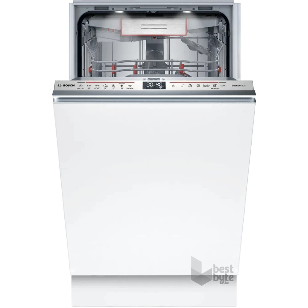 Bosch SPV6EMX05E programok száma: 6, keskeny beépíthető, 10 terítékes mosogatógép 