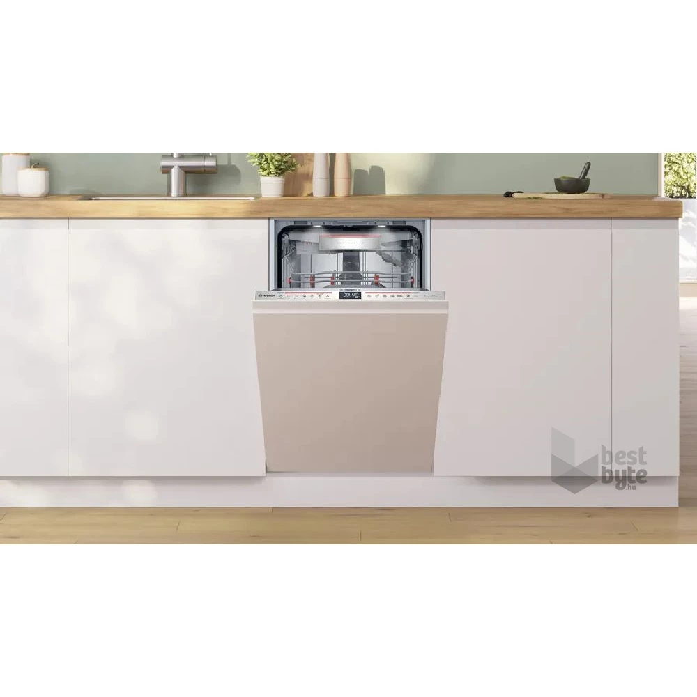 Bosch SPV6EMX05E programok száma: 6, keskeny beépíthető, 10 terítékes mosogatógép 