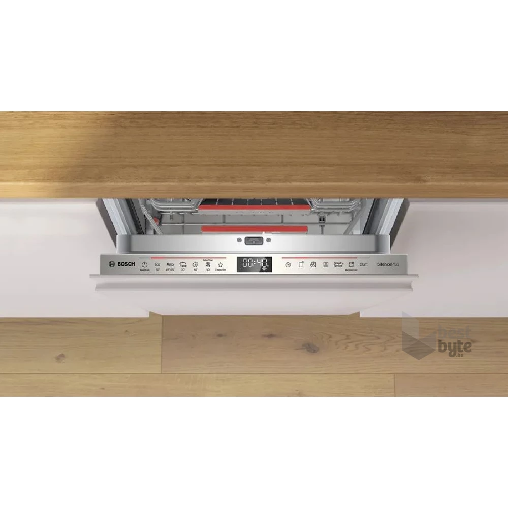 Bosch SPV6EMX05E programok száma: 6, keskeny beépíthető, 10 terítékes mosogatógép 
