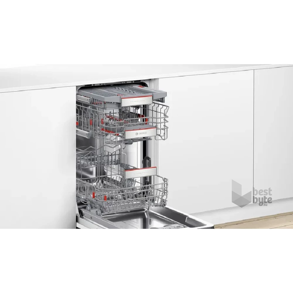 Bosch SPV6EMX05E programok száma: 6, keskeny beépíthető, 10 terítékes mosogatógép 