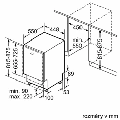 Bosch SPV6YMX08E beépíthető mosogatógép