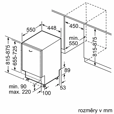 Bosch SPV6YMX08E beépíthető mosogatógép